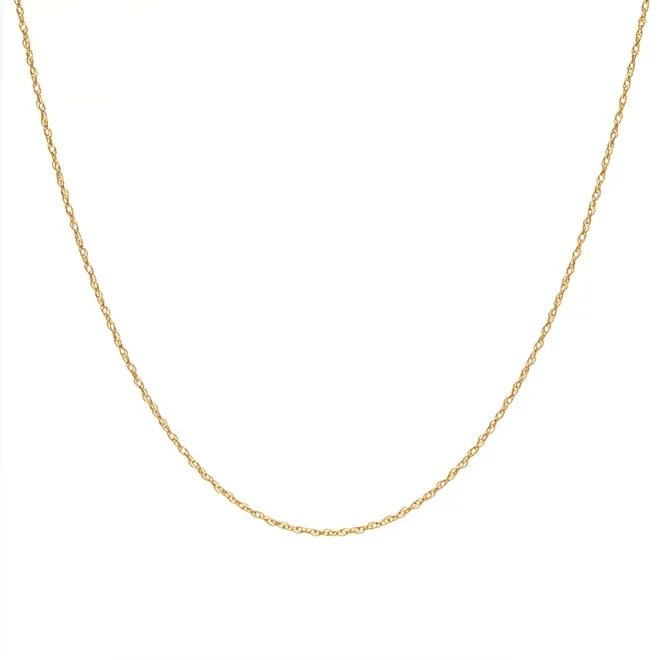 ŁAŃCUSZEK ZŁOTY 44 CM