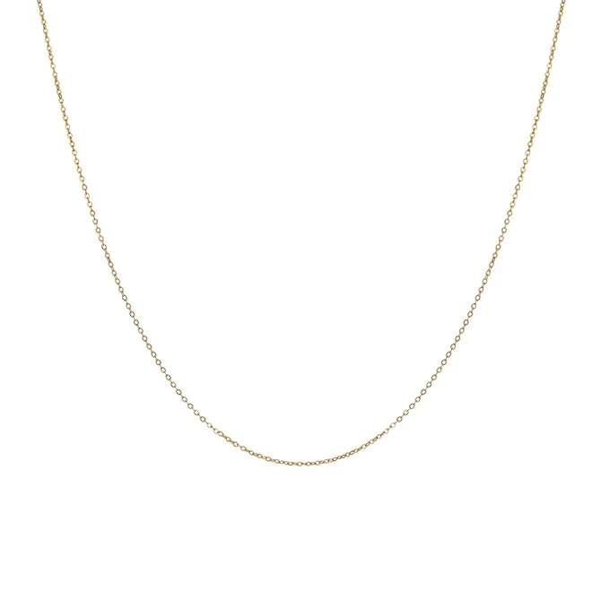 ŁAŃCUSZEK ZŁOTY 43 CM
